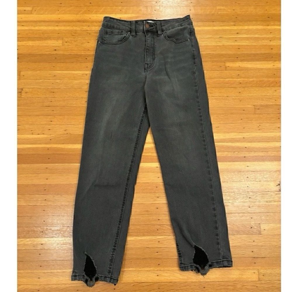 West of Melrose black/grey high waisted jeans